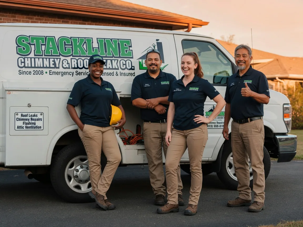 Chimney flashing repair company in West Brooklyn, IL